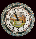 Landscape painted clock